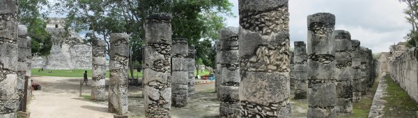 mexico-maya-chichen-itza-colonnes